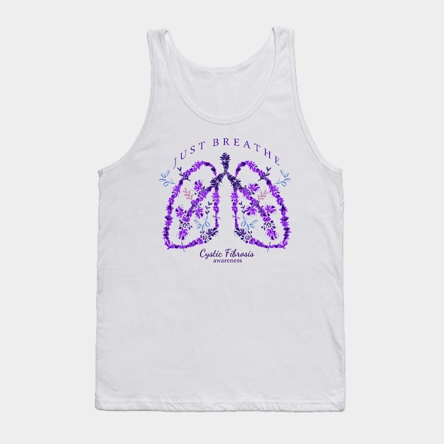 Cystic Fibrosis Awareness Tank Top by Happimola